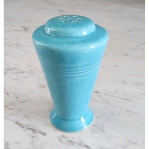 Vintage Turquoise Harlequin Salt/Pepper Shaker Homer Laughlin Art Deco Serveware